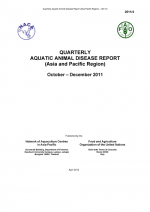 水生动物疾病季度报告，2011年10 - 12月